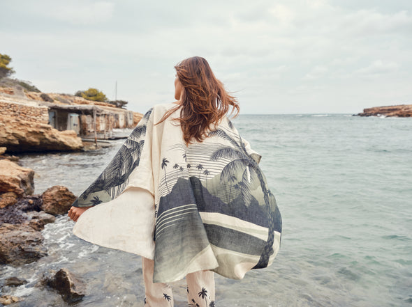 BLOUSES/SHIRTS/TOPS CAVALO LINEN PONCHO Juan De Dios