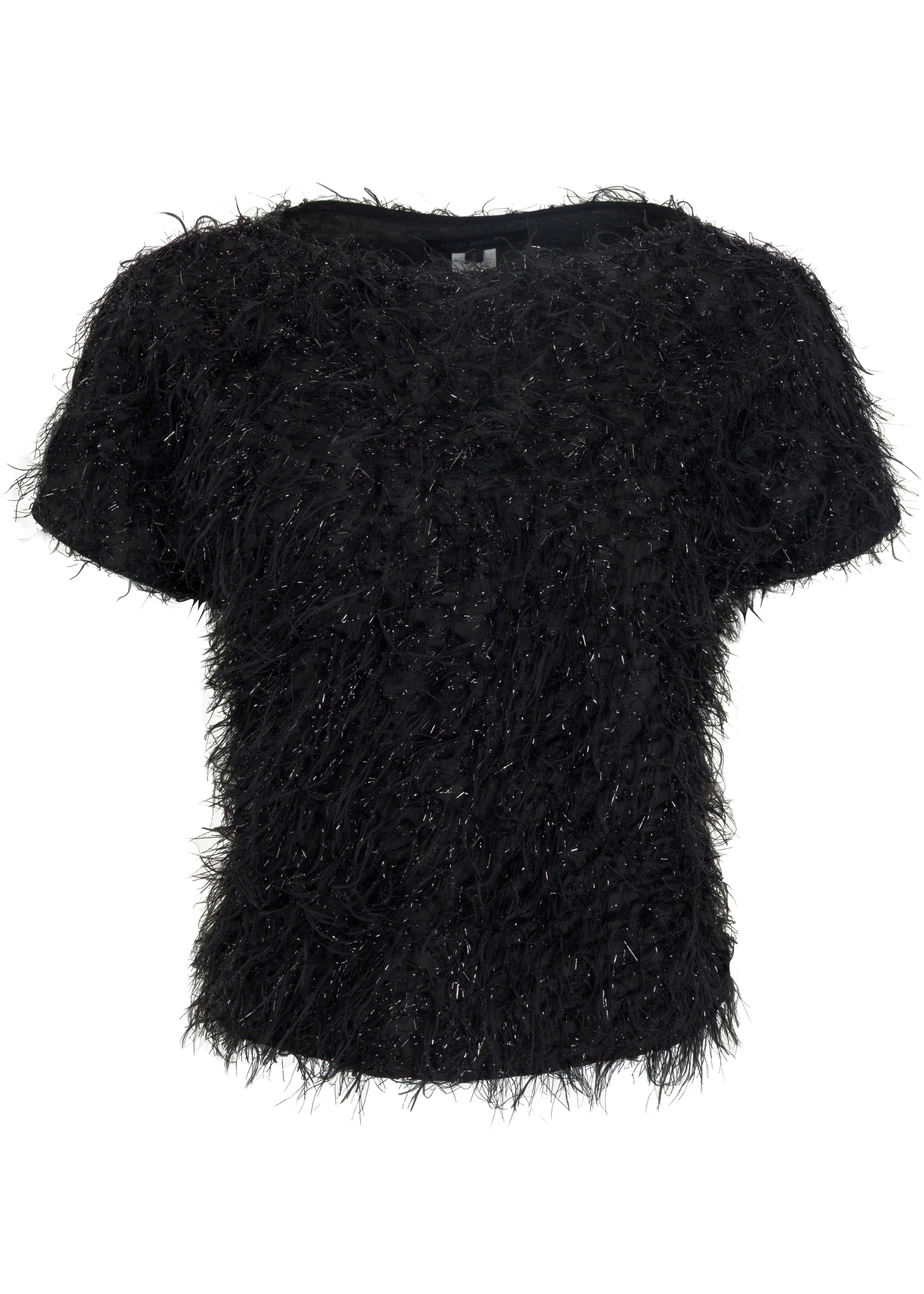 BLOUSES/SHIRTS/TOPS Tencel Top in Black Louiza Babouryan