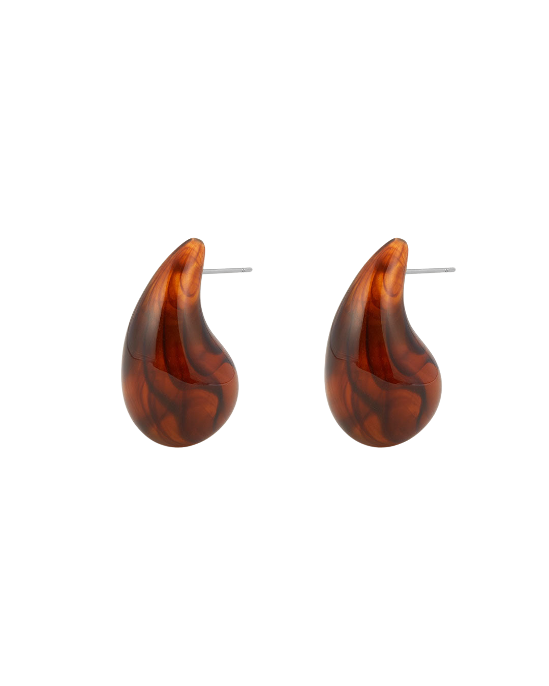 FASHION JEWELRY Lucite Gia Earrings in Tortoise Luv Aj