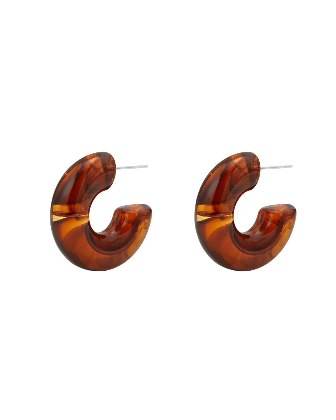 FASHION JEWELRY Noemi Hoops in Tortoise Luv Aj