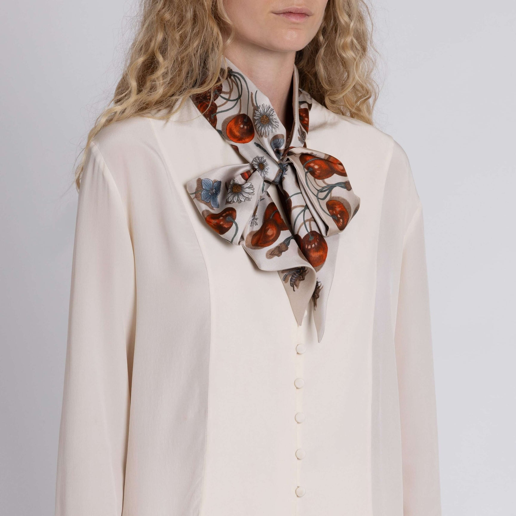ACCESSORIES Medici Cheetah Ribbon in Musk & Maraschino Sabina Savage