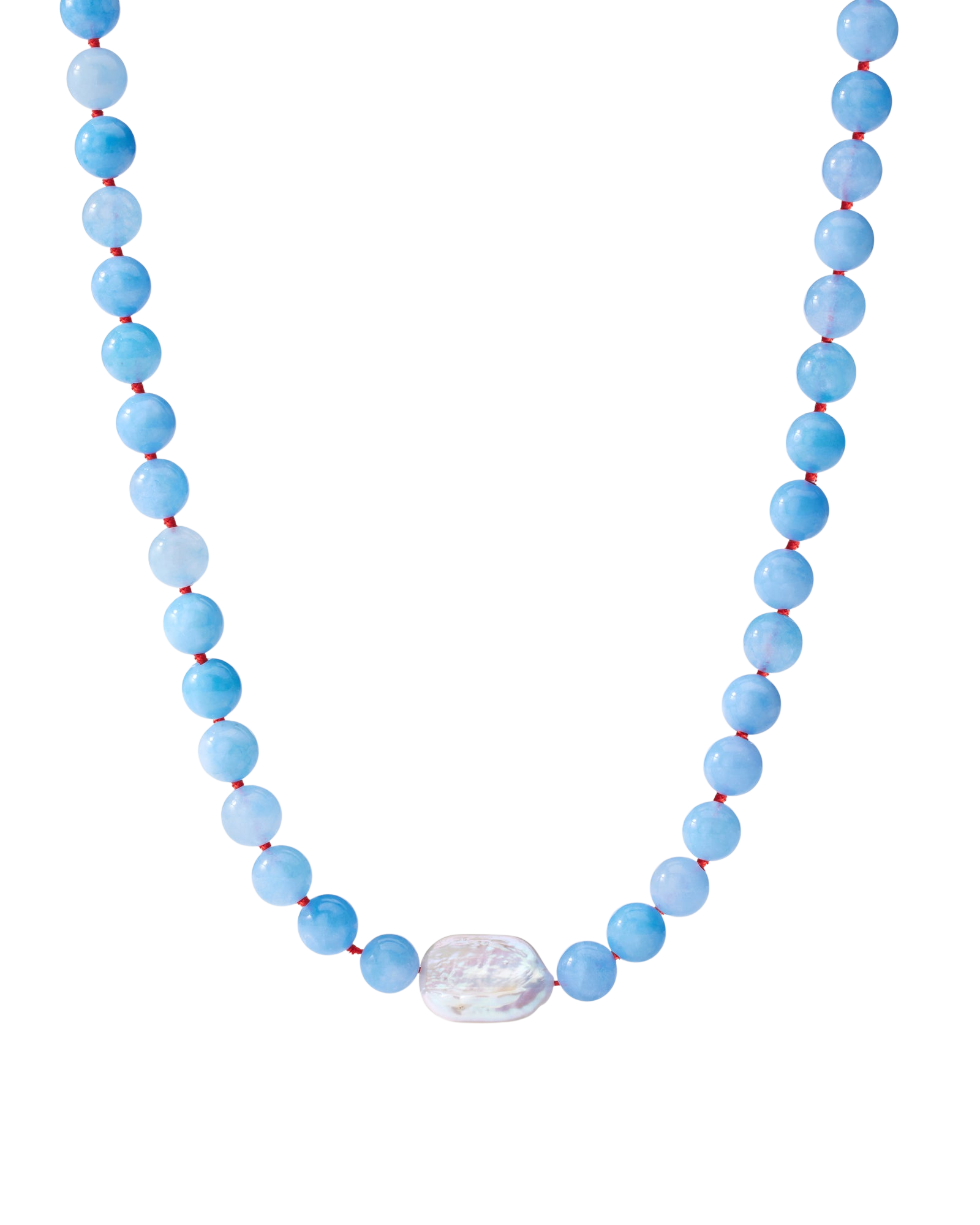 FASHION JEWELRY San Sebastian Pearl Necklace in Blue Luv Aj