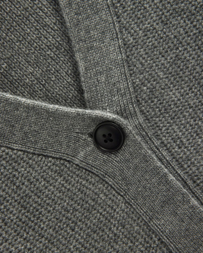 SWEATERS The Resort Cardigan in Derby Grey Nonchi