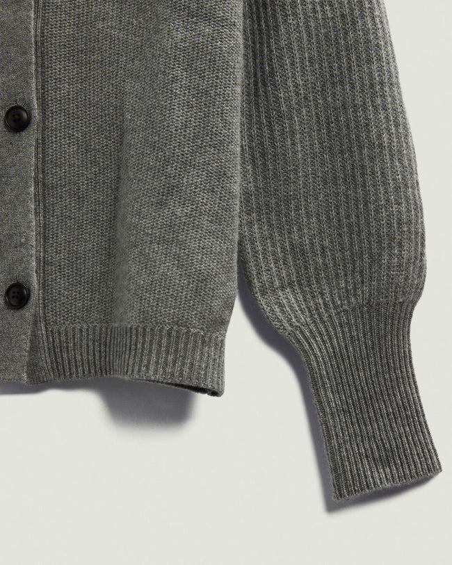 SWEATERS The Resort Cardigan in Derby Grey Nonchi