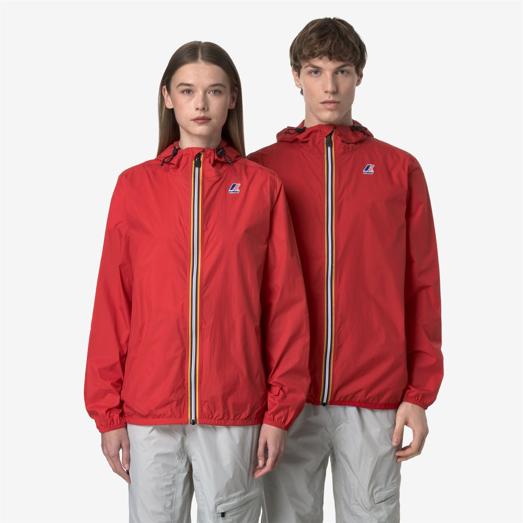 COATS/JACKET Le Vrai 4.0 Claude Jacket in Red K-WAY USA
