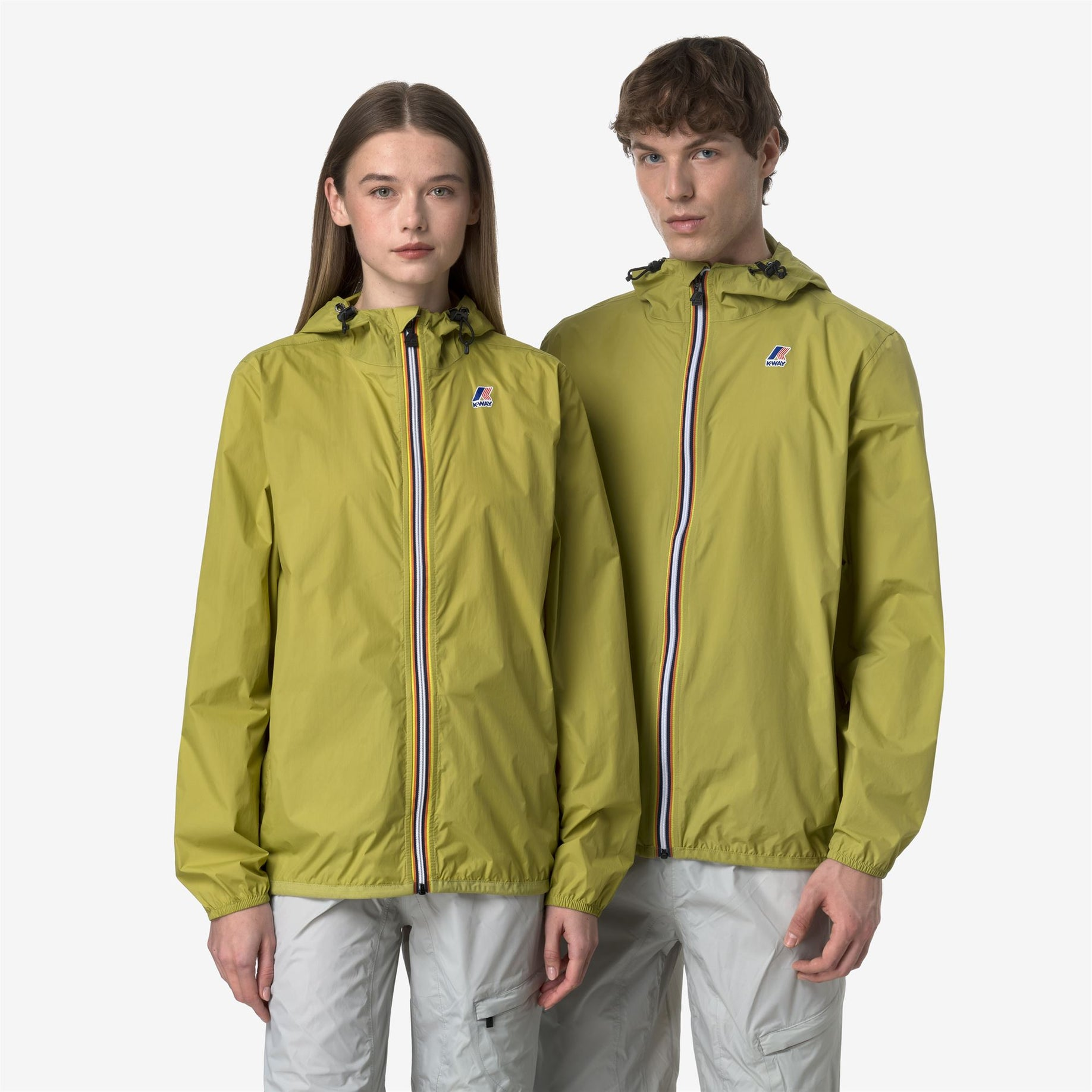 COATS/JACKET Le Vrai 4.0 Claude Jacket in Green Moss K-WAY USA