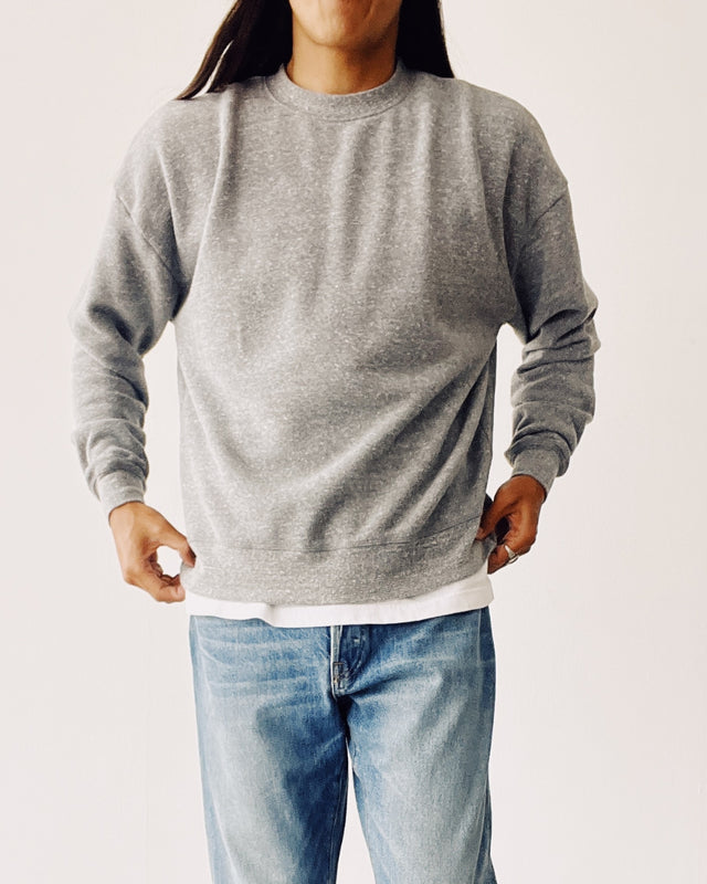 LOUNGE THE BOXY SWEATSHIRT IN P.E. GREY Hey Gang