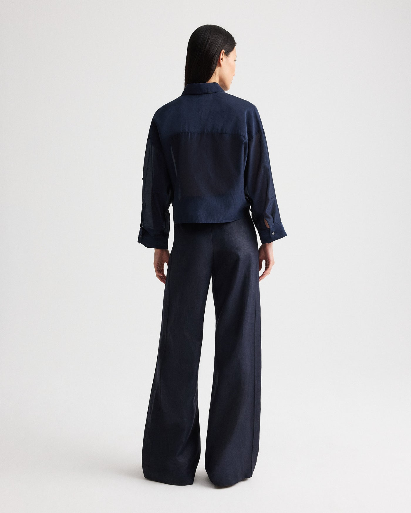 PANTS/SHORTS Bond St Linen Pant in Night Sky TWP