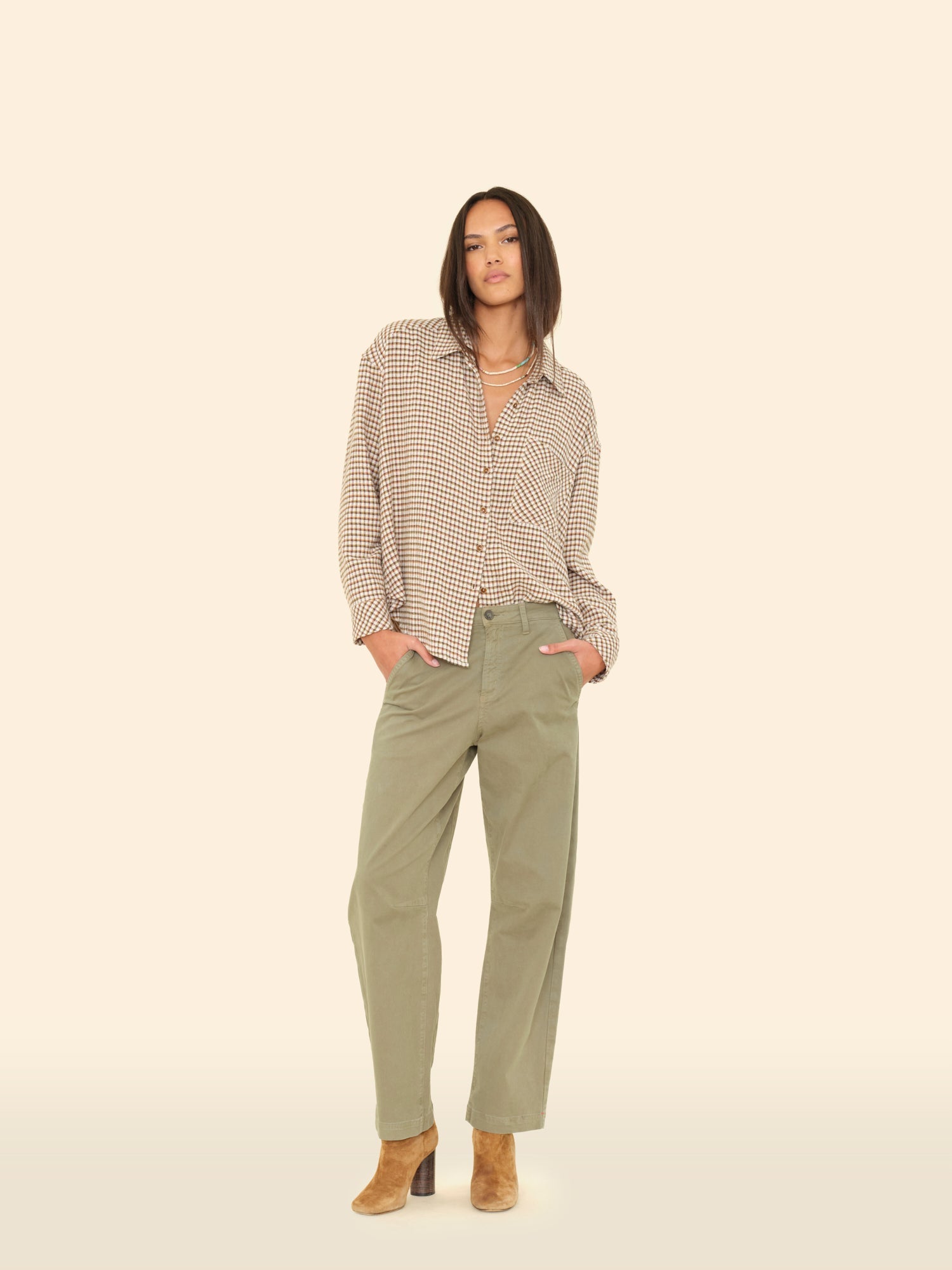 PANTS/SHORTS Rancho Pant in Army Green Xirena