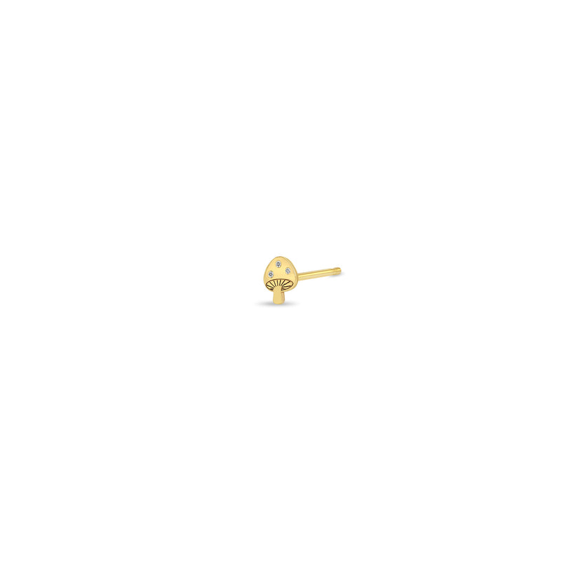 JEWELRY ITTY BITTY MUSHROOM STUD W/3 DIA 0.01CT ZOE CHICCO