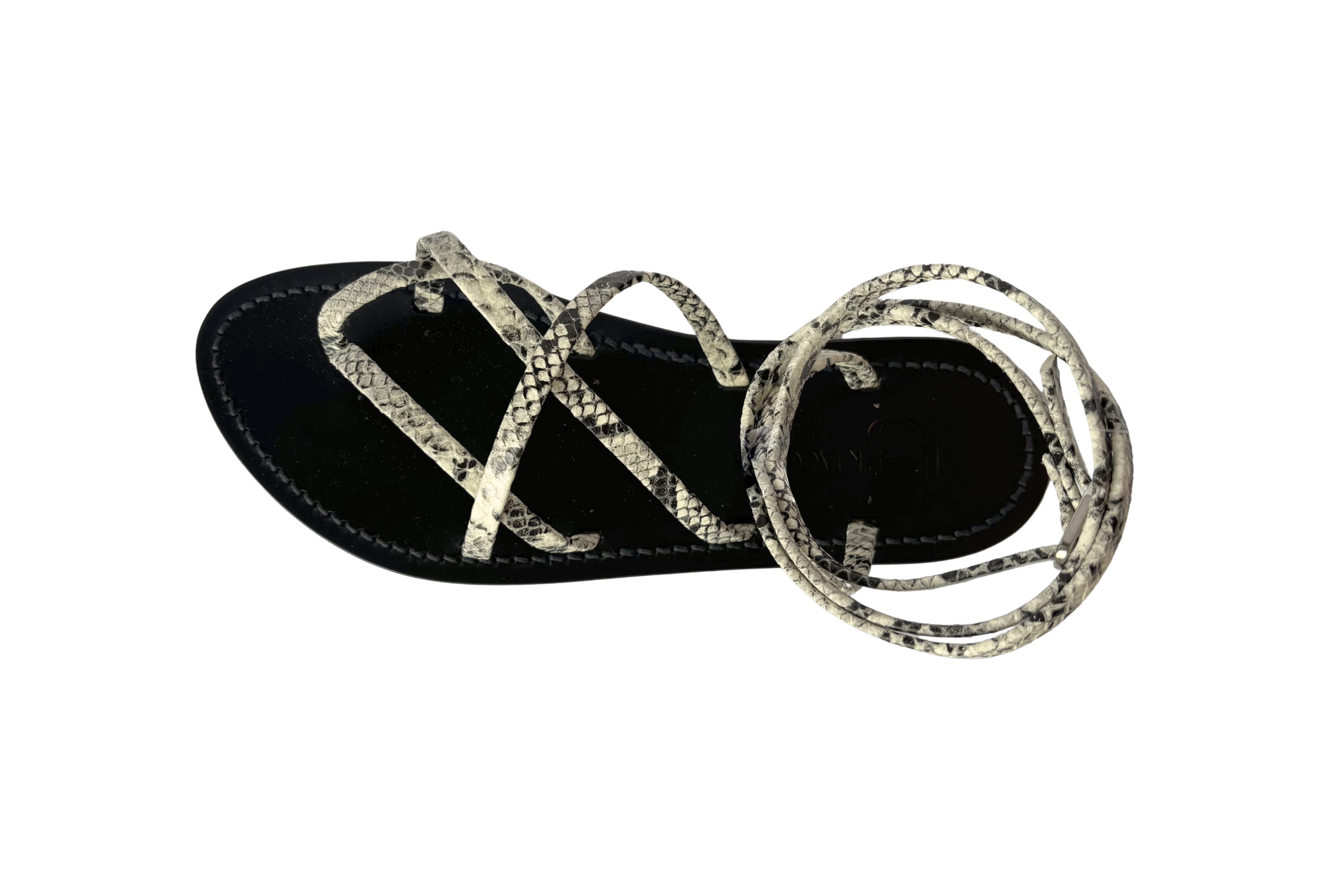 SHOES Zenobie Ebene Sandal in Duna Snake K. Jacques