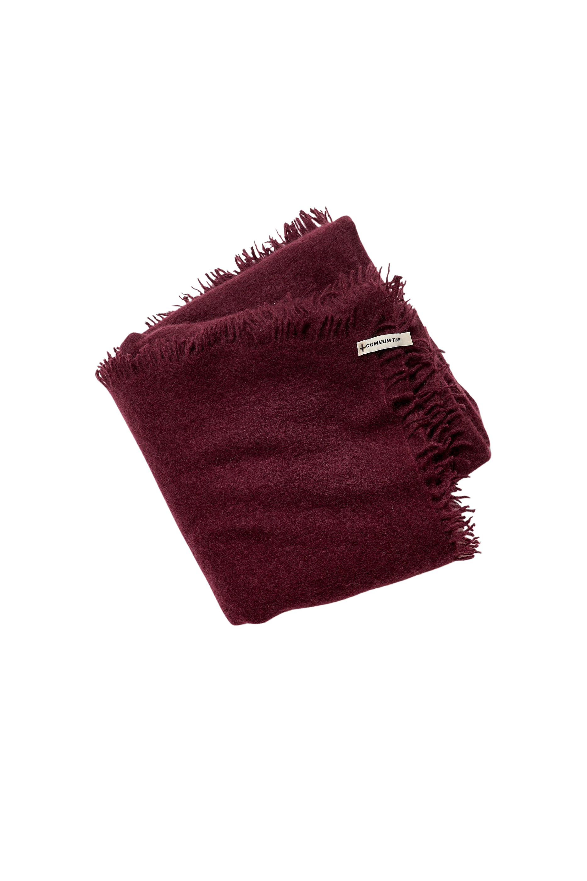 ACCESSORIES Felted Cashmere Lux Stole in Fig Organic by John Patrick