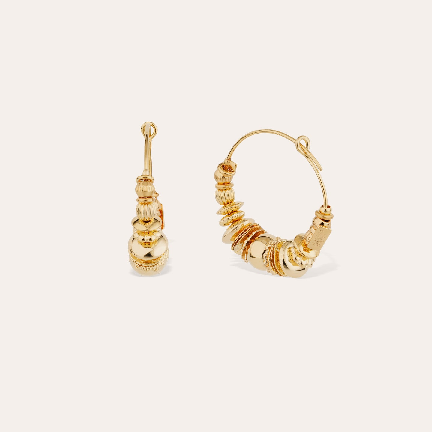 FASHION JEWELRY Mini Creole Aloha Earring in Gold GAS Bijoux