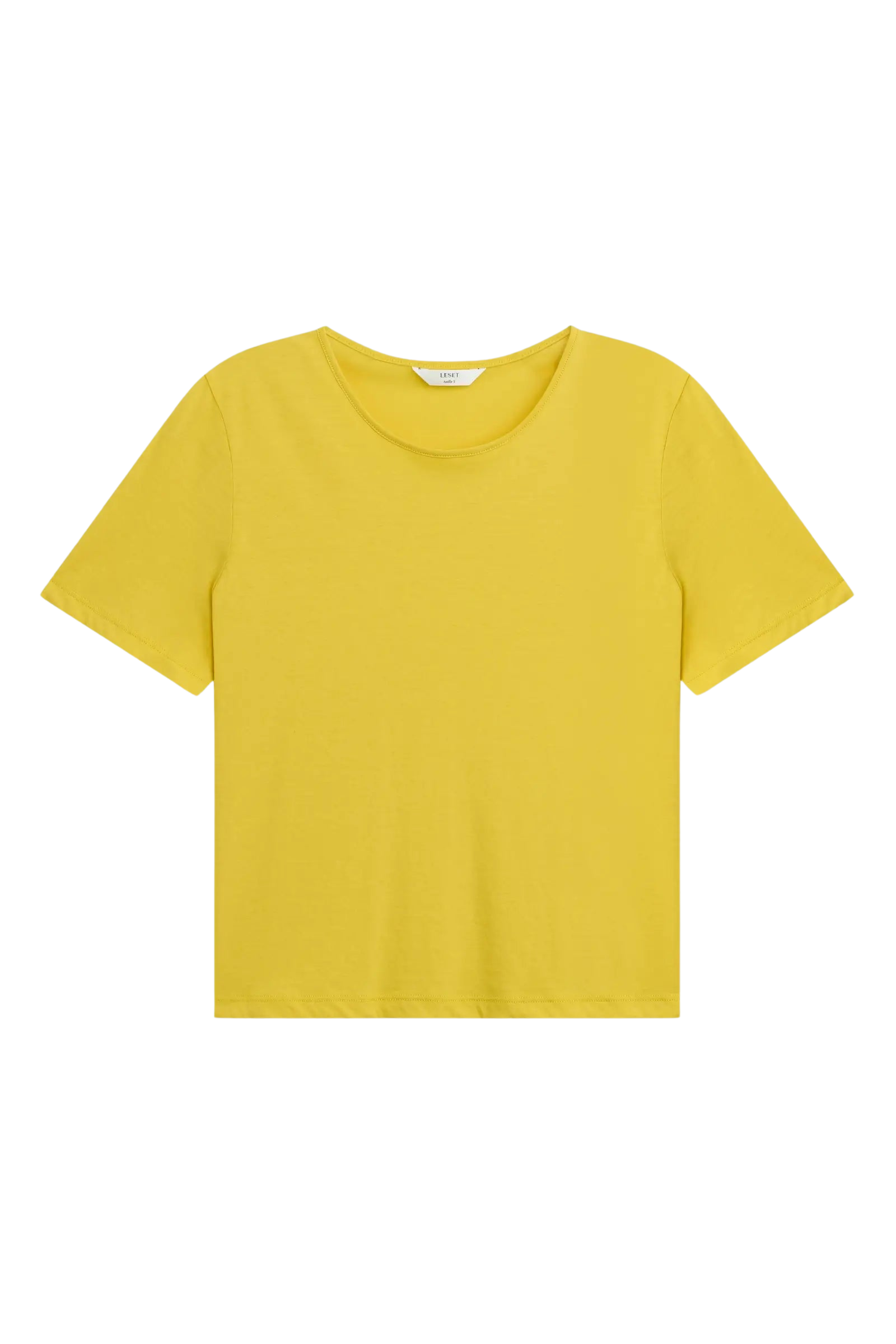 TEES/TANKS Milo Cropped Tee in Daffodil Leset