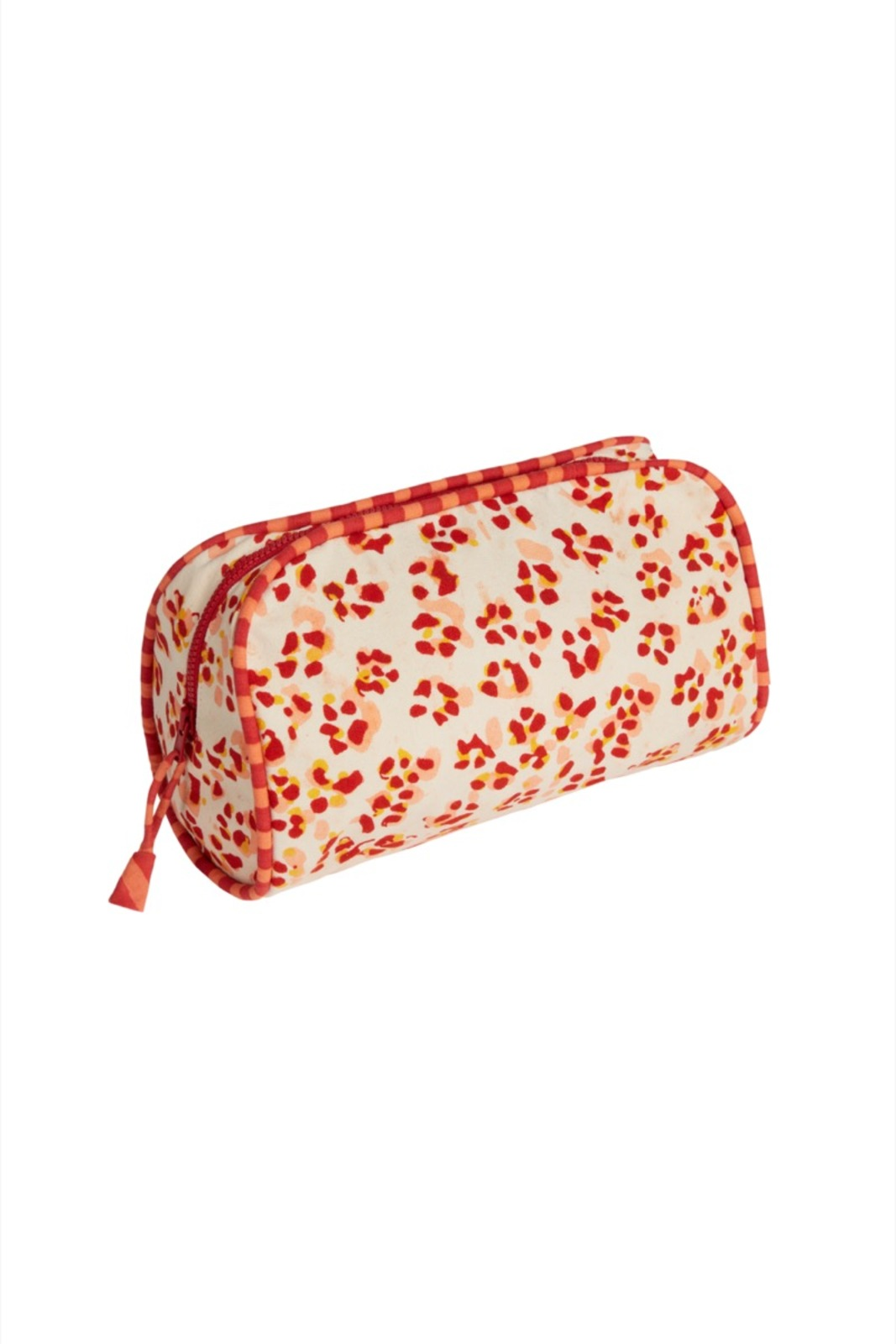 ACCESSORIES Large Goretta Pencil Bag in Red Leopard Lisa Corti