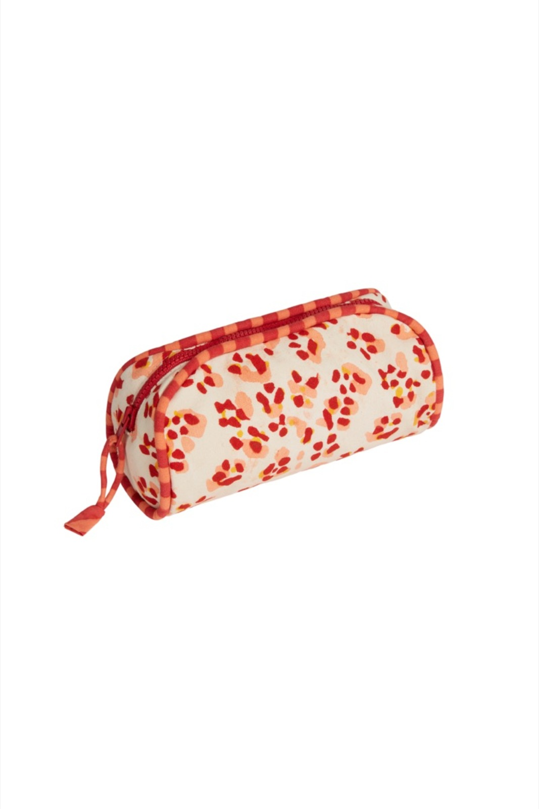ACCESSORIES Small Goretta Pencil Bag in Red Leopard Lisa Corti