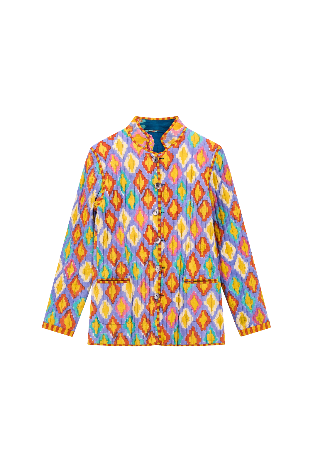 COATS/JACKET Jhodpuri Reversible Jacket Hima Plumbago Lisa Corti