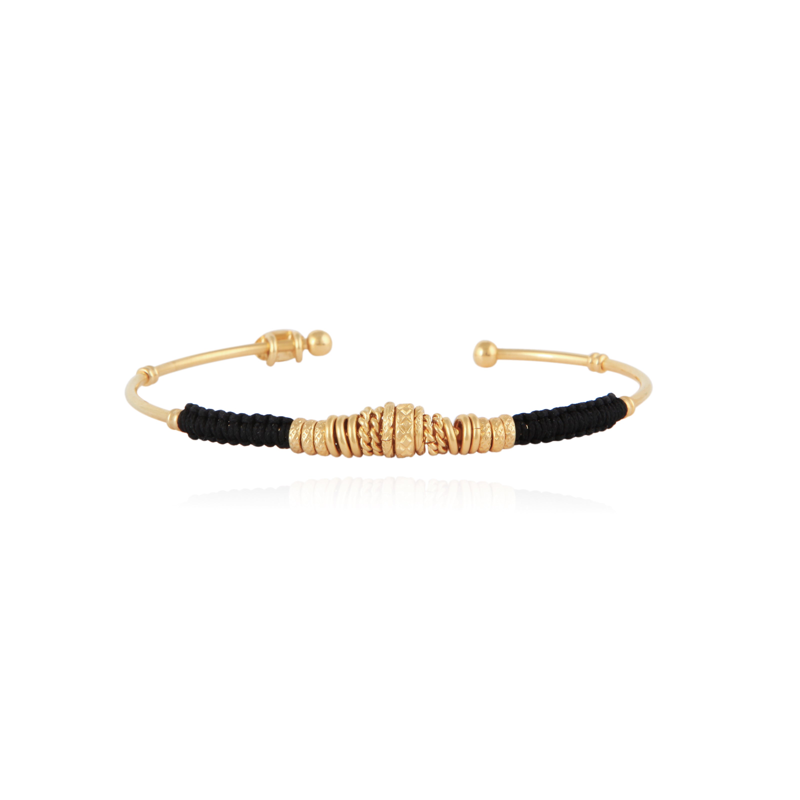 FASHION JEWELRY Zizanie Bracelet in Black GAS Bijoux