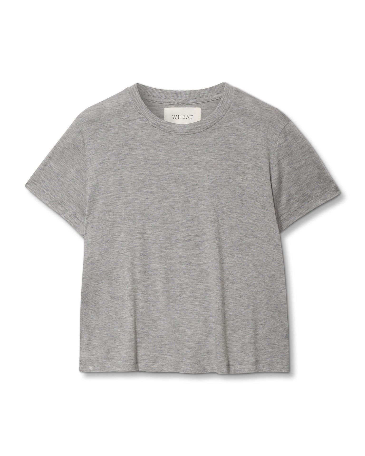 TEES/TANKS BROOKLYN TEE IN HEATHER GREY Wheat