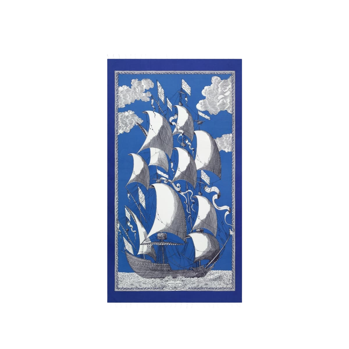 HOME DECOR Sail Boat Towel in Blue Inoui Editions