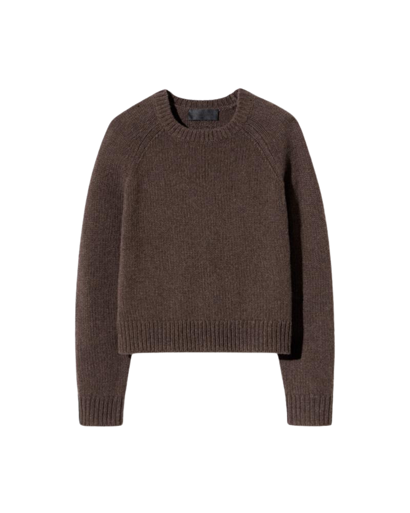 SWEATERS Laurel Sweater in Walnut Heather Nili Lotan