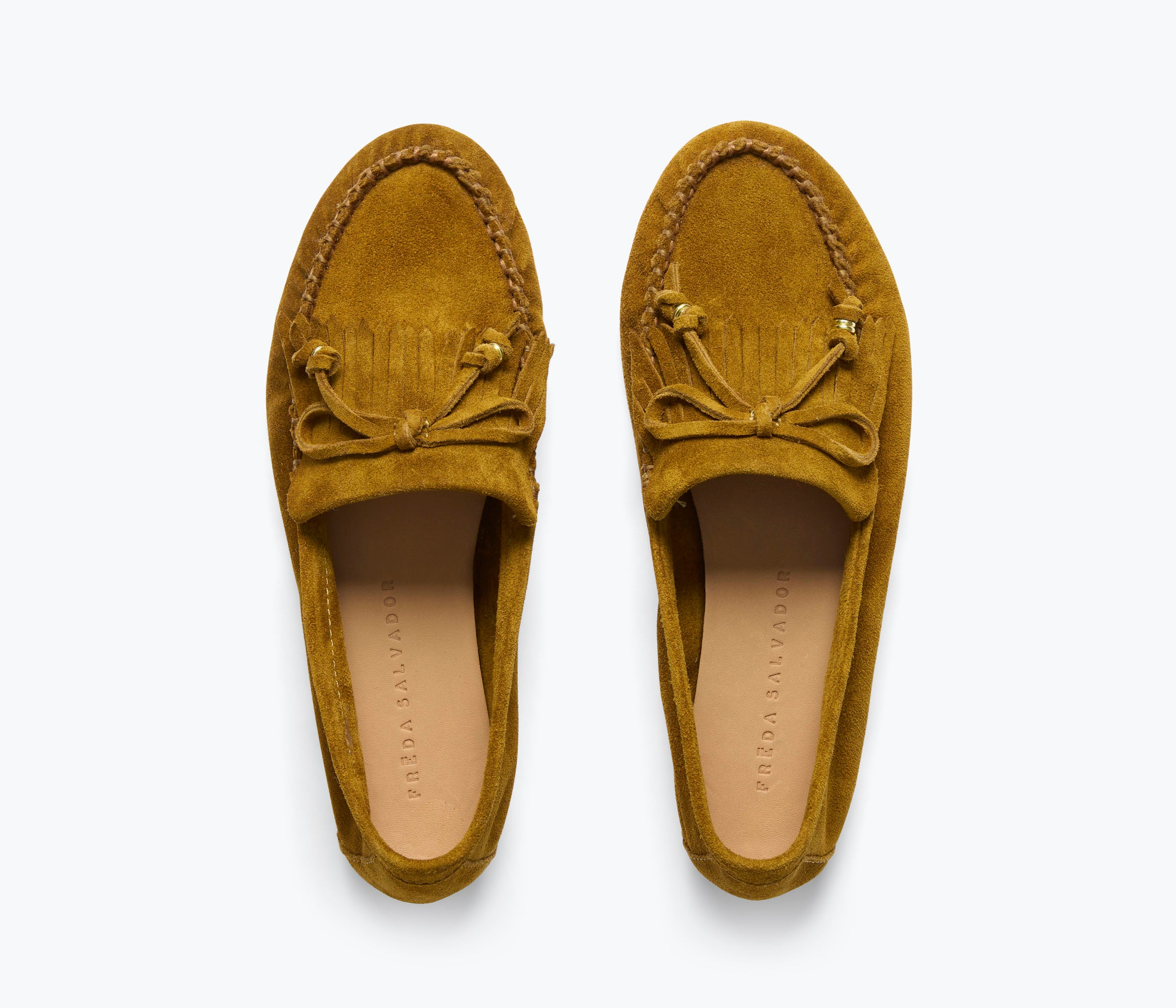 SHOES Celeste Loafer in Bog Suede Freda Salvador