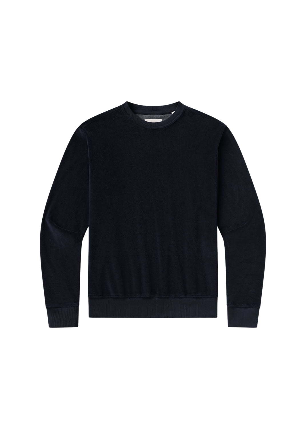 SWEATERS Vintage Velour Crewneck in Dark Navy Citizens of Humanity