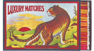HOME ACCESSORIES THE TIGER - GIANT SAFETY MATCHES Archivist Gallery
