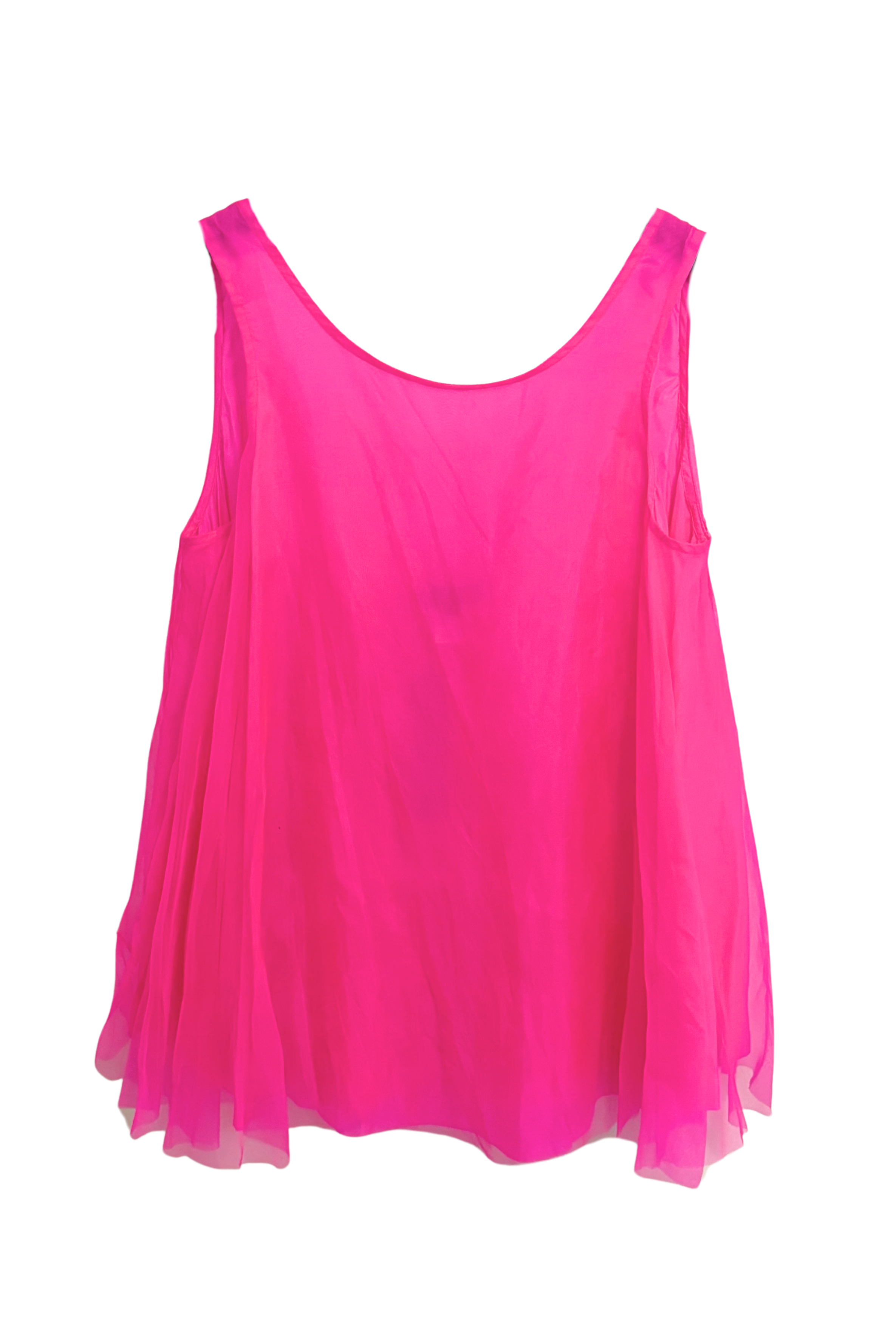 BLOUSES/SHIRTS/TOPS ORGANZA SWING TOP IN FUCHSIA Louiza Babouryan