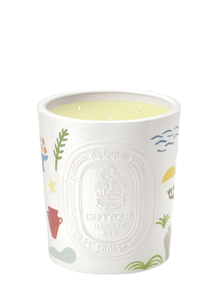 CANDLES/HOME FRAGRANCE Ceramic Indoor/Outdoor Candle in Citron Diptyque
