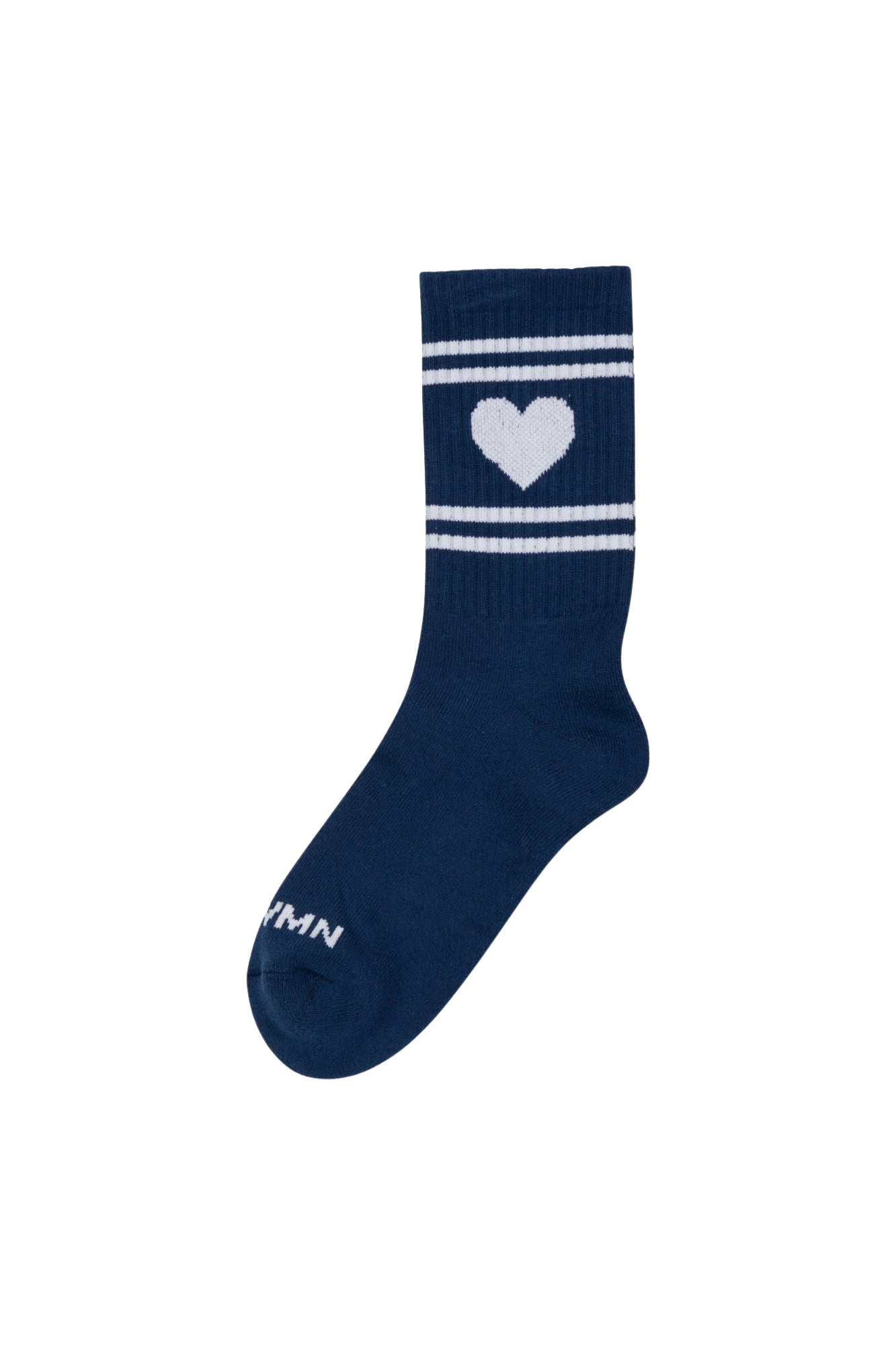 ACCESSORIES Heart Logo Crew Socks in Navy SPRWMN