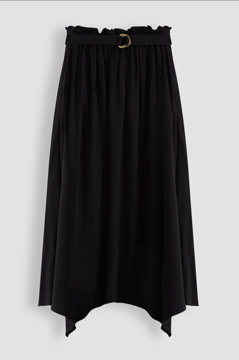 SKIRTS Ulla Johnson Zeta Skirt in Noir Ulla Johnson