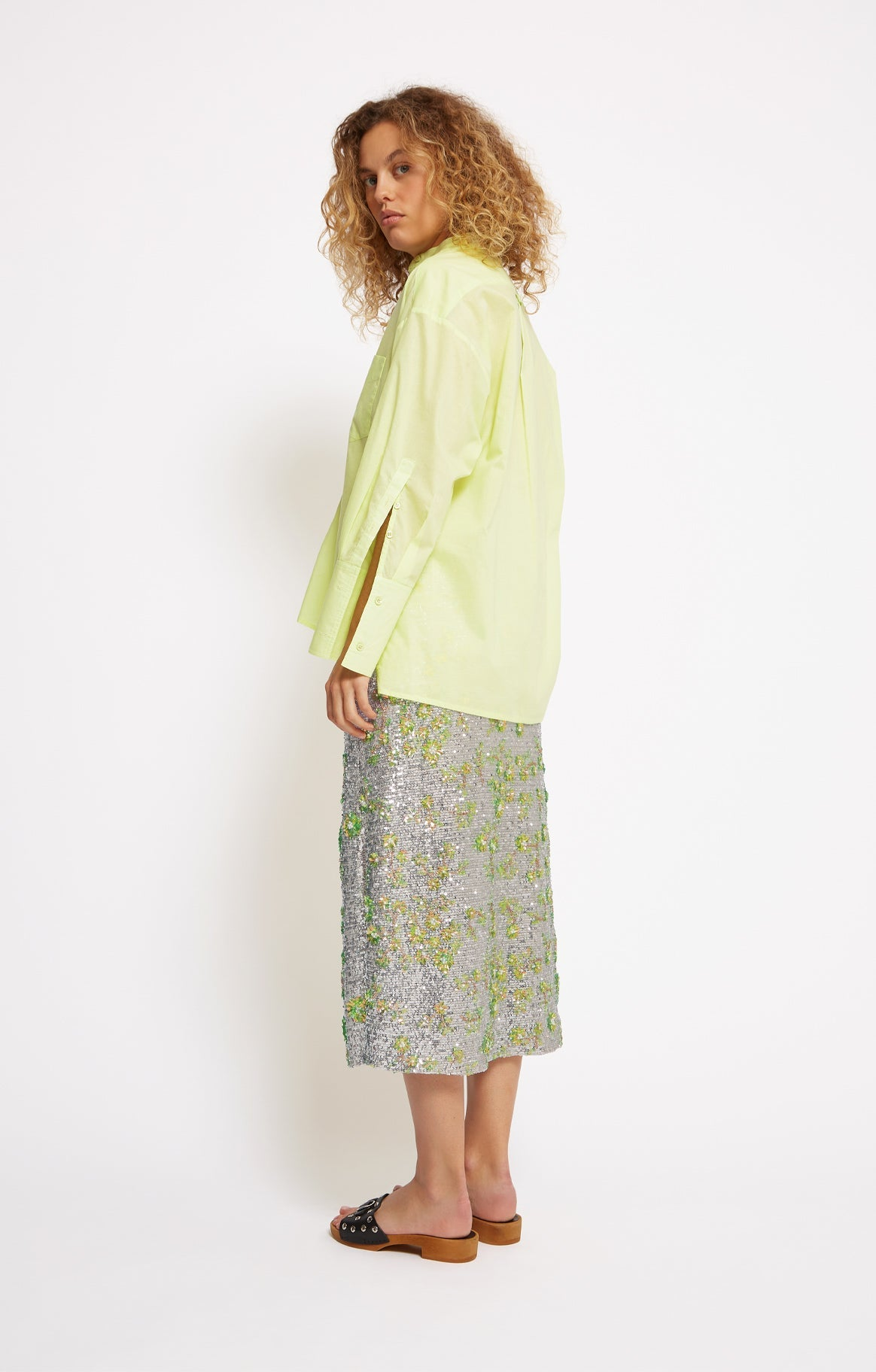 SKIRTS JUPE SKIRT IN ARGENT Roseanna