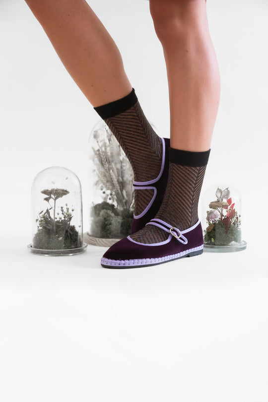 SHOES GATZ MARY JANE IN PURPLE Flabelus