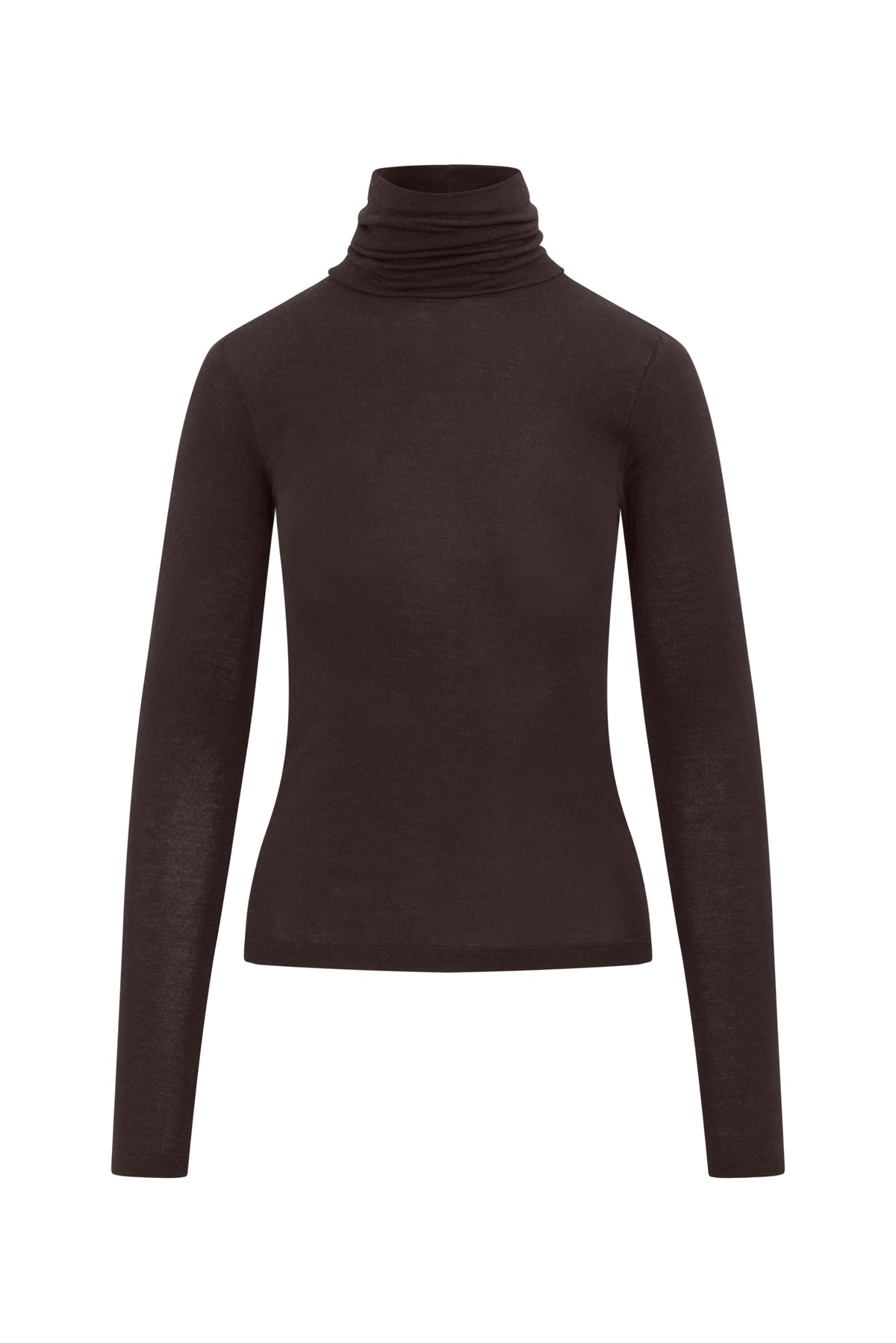 BLOUSES/SHIRTS/TOPS The Cashmere Turtleneck in Chocolate Soldout.nyc