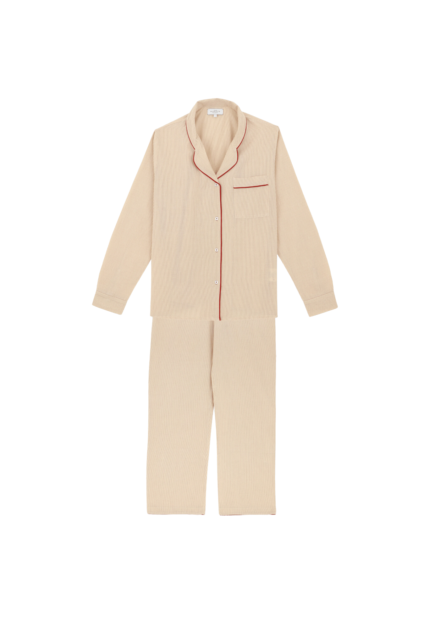 LINGERIE/PJ/SWIM Lily Pyjama in Cream Scarlette Ateliers