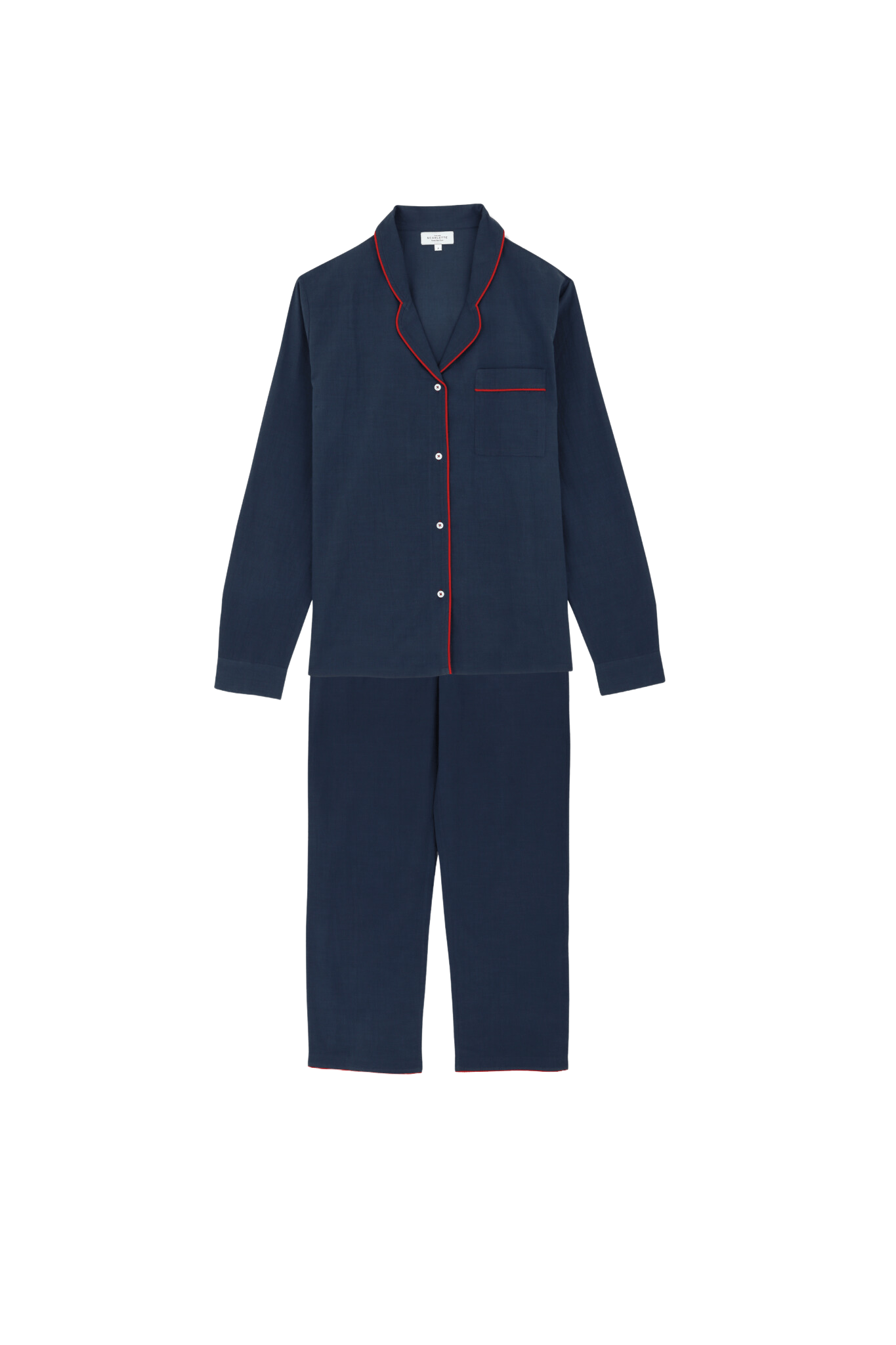 LINGERIE/PJ/SWIM Mona Pyjama in Navy Scarlette Ateliers