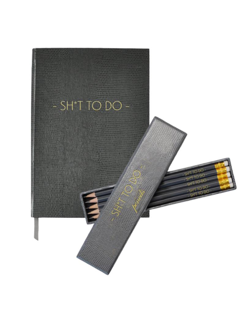 BOOKS/STATIONERY Pocket Book & Pencil Box Set Sloane Stationery