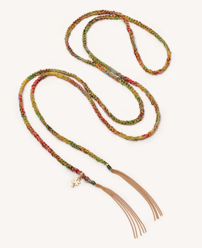 JEWELRY Super Lucky Necklace with Clover Charm Carolina Bucci