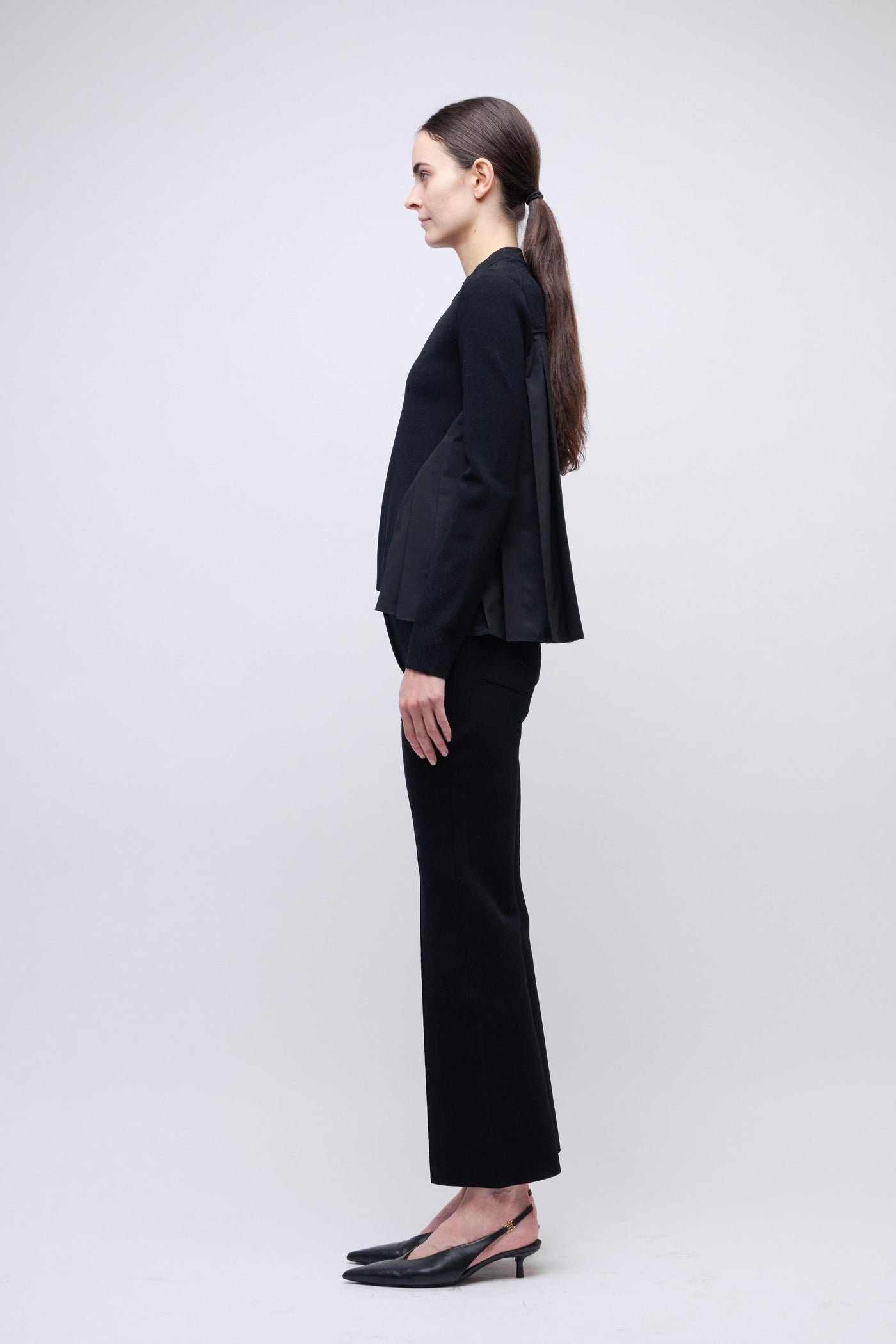 BLOUSES/SHIRTS/TOPS Elanore Pleated Top in Black Simkhai