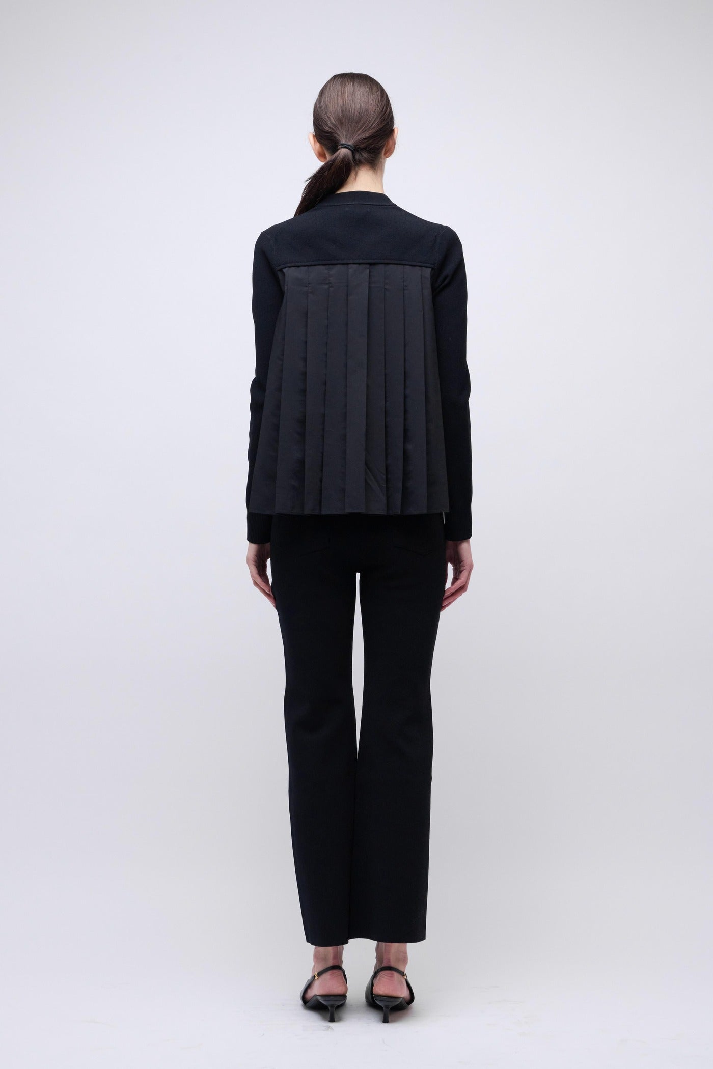BLOUSES/SHIRTS/TOPS Elanore Pleated Top in Black Simkhai