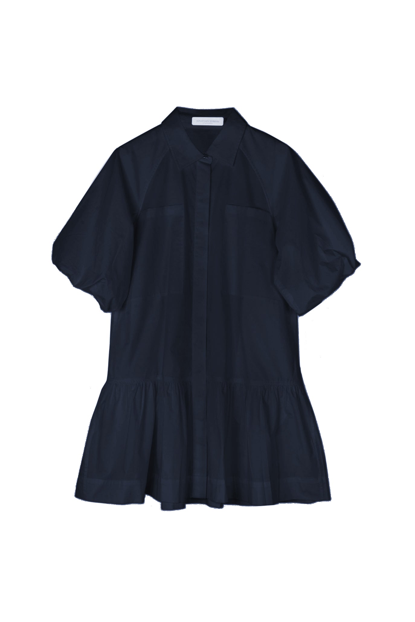 DRESSES/JUMPSUITS Crissy Cotton Poplin Dress in Black Simkhai