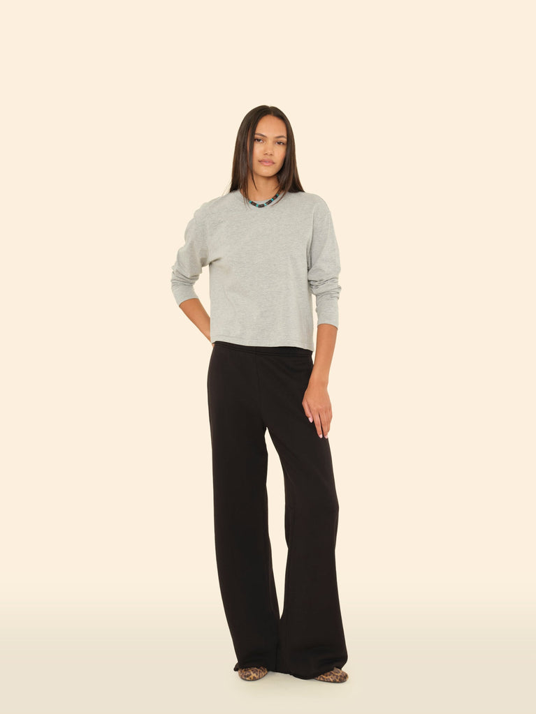 LOUNGE Emmette Sweatpant in Black Xirena