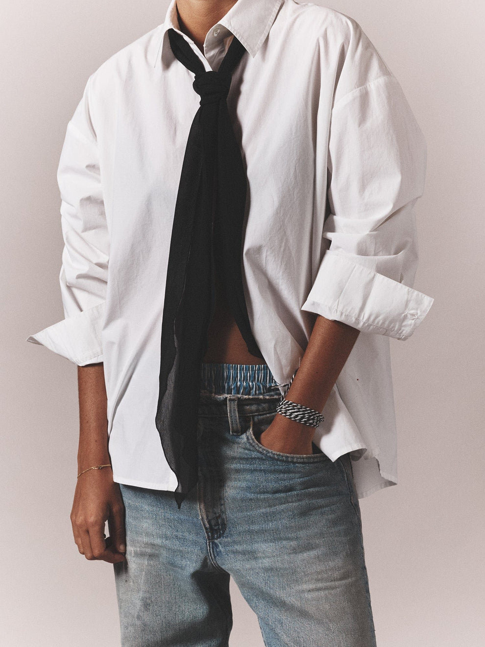 BLOUSES/SHIRTS/TOPS James Shirt in White Xirena