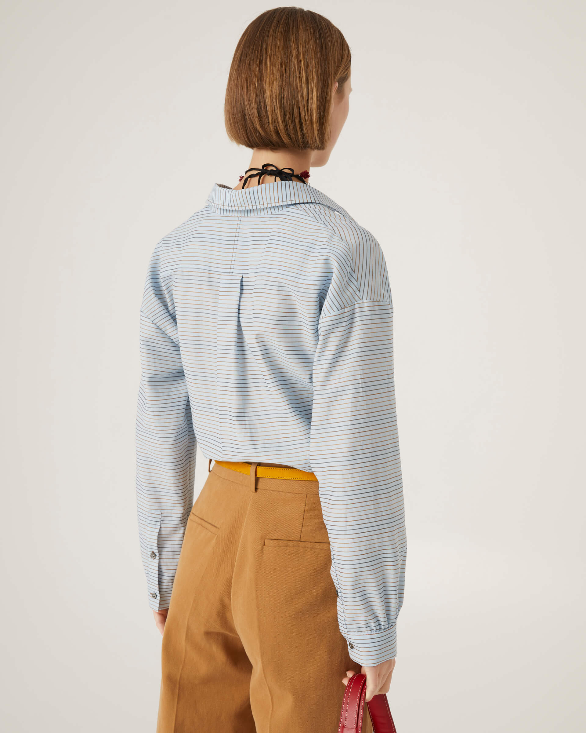 Tops Beatrice B Striped Polo Shirt in Blue Stripe Beatrice B