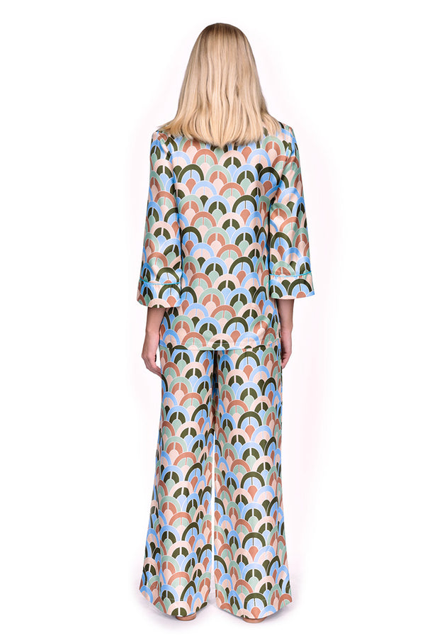 Pants Cara Cara Adele Pant in Geo Moss Cara Cara