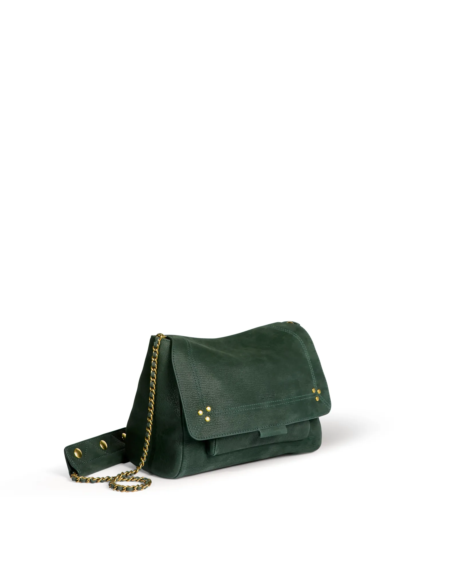 Handbags Jerome Dreyfuss Medium Lulu Bag in Forest Green Jerome Dreyfuss