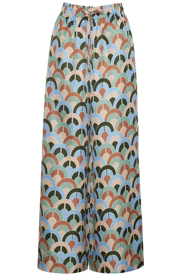 Pants Cara Cara Adele Pant in Geo Moss Cara Cara