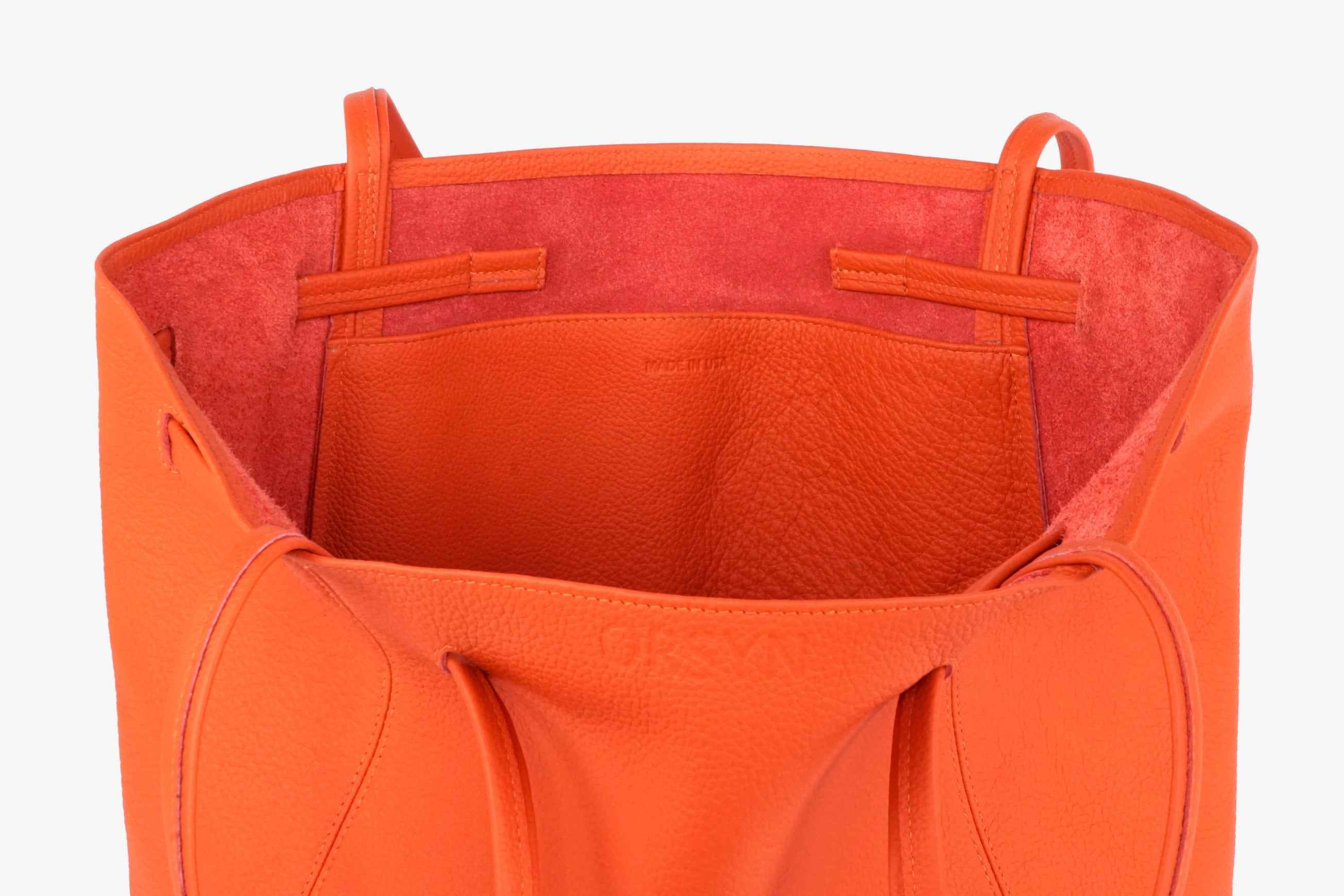 Handbags Orsyn Florence Tote in Papaya Orsyn