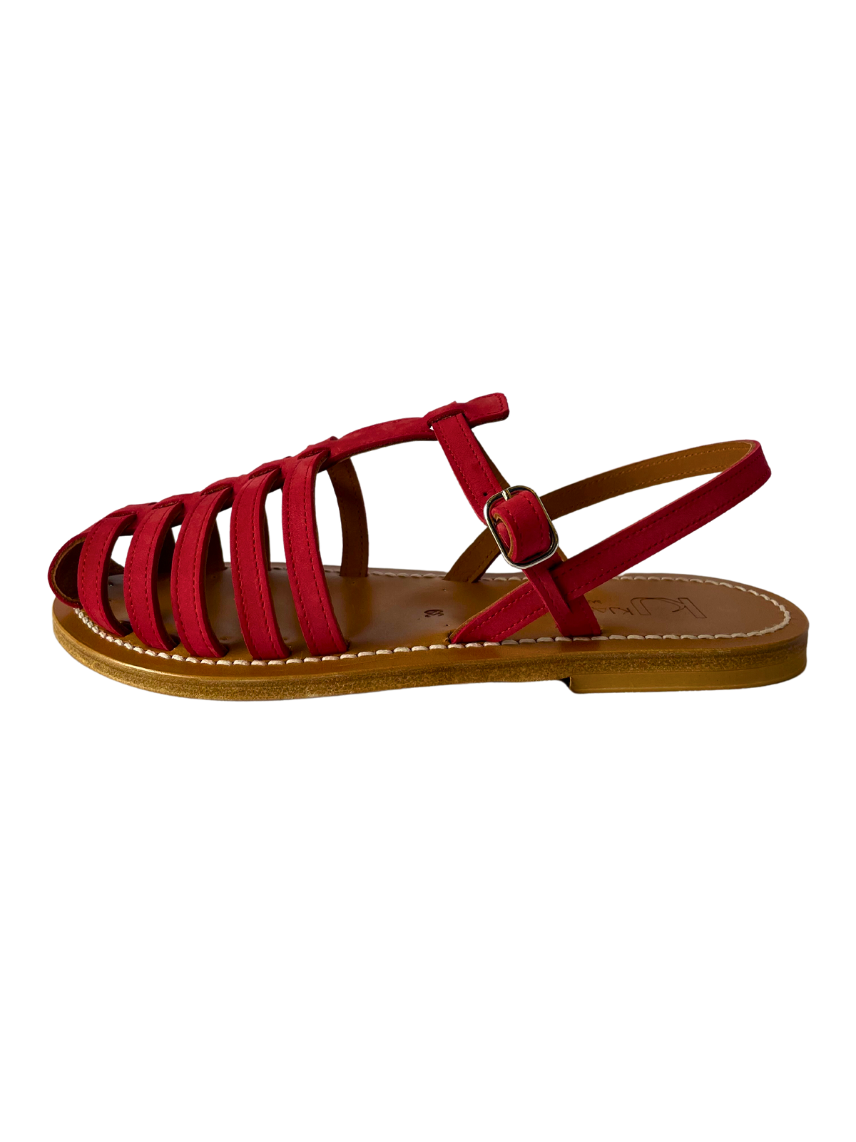 Shoes K. Jacques Fisherman Sandal in Rouge K. Jacques